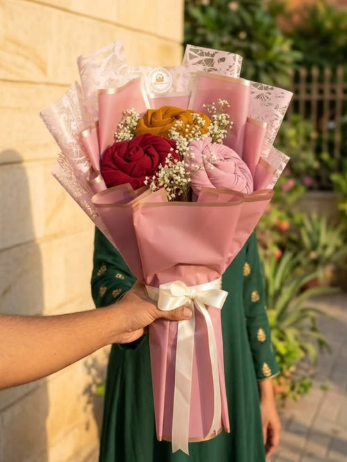 Add Hijab in Bouquet Just 2500