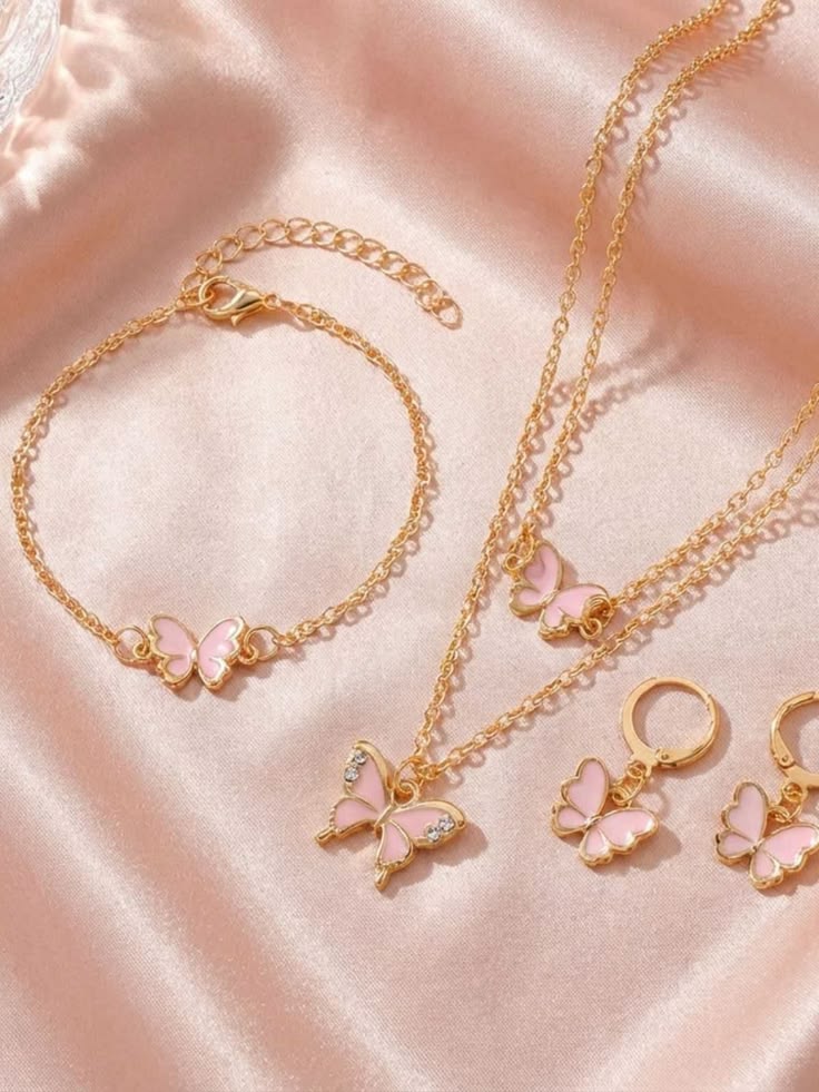 4-Piece Trendy Butterfly Shape