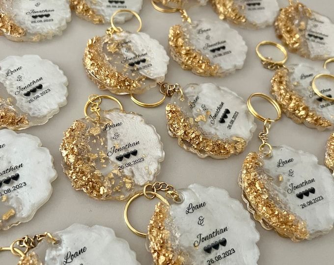 Name Keychain Resin