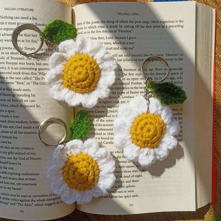 Sunflower Keychain