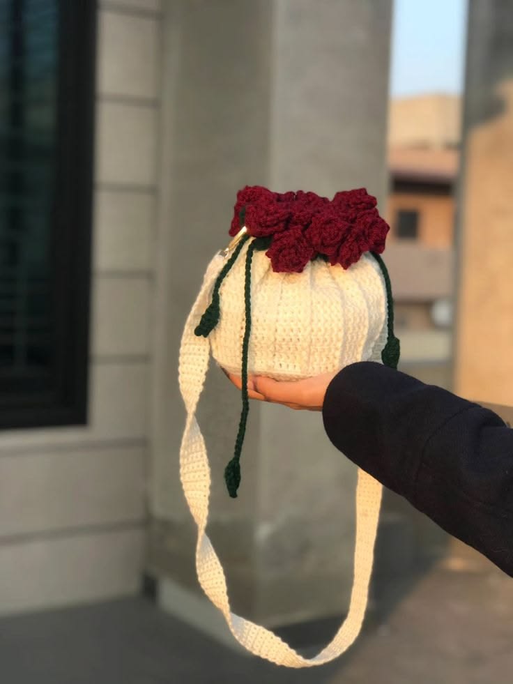 Red Rose Polti Bouquet Bag