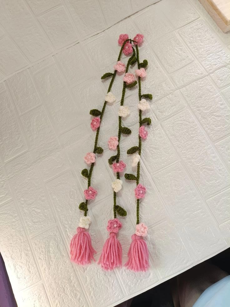 Handcrafted Crochet Flower Hair Paranda