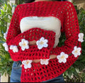 Handcrafted Daisy Crochet Shrug