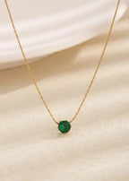 Solitaire Crystal Necklace