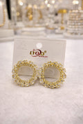 Crystal Rhinestone Hoop Earrings