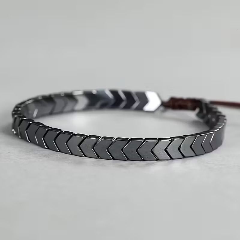 Black Arrow Link Bracelet