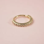 Diamond Pavé Huggie Hoop Noise Earring