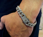 Iced-Out Full CZ Miami Cuban Link Bracelet
