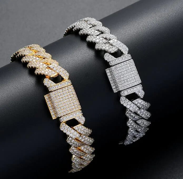 Iced-Out Full CZ Miami Cuban Link Bracelet