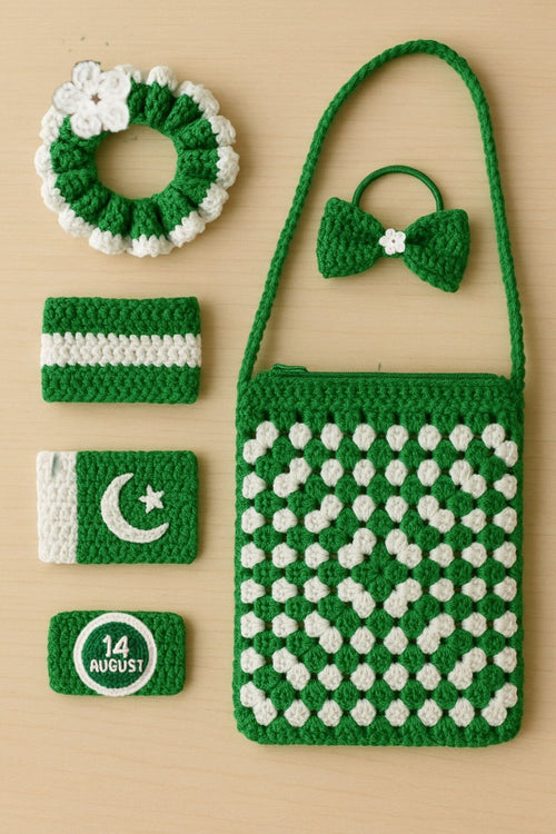 14 August Independence Crochet Full Set