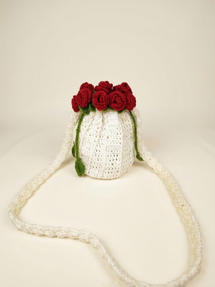 Red Rose Polti Bouquet Bag