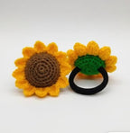 Sunflower Hair Ties
