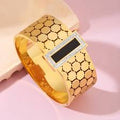 Black Gem Gold Gala Cuff