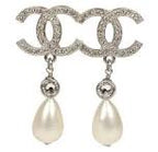 Chanel Big Pearl Drop Earrings