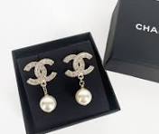 Chanel Big Pearl Drop Earrings