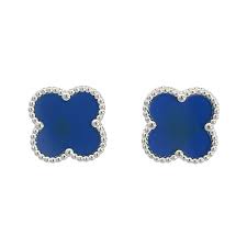 Blue Cloverbell Earring