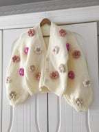 Handcrafted Flower Cardigan