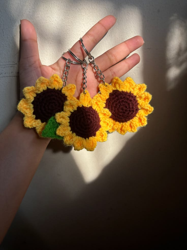 Sunflower Keychain