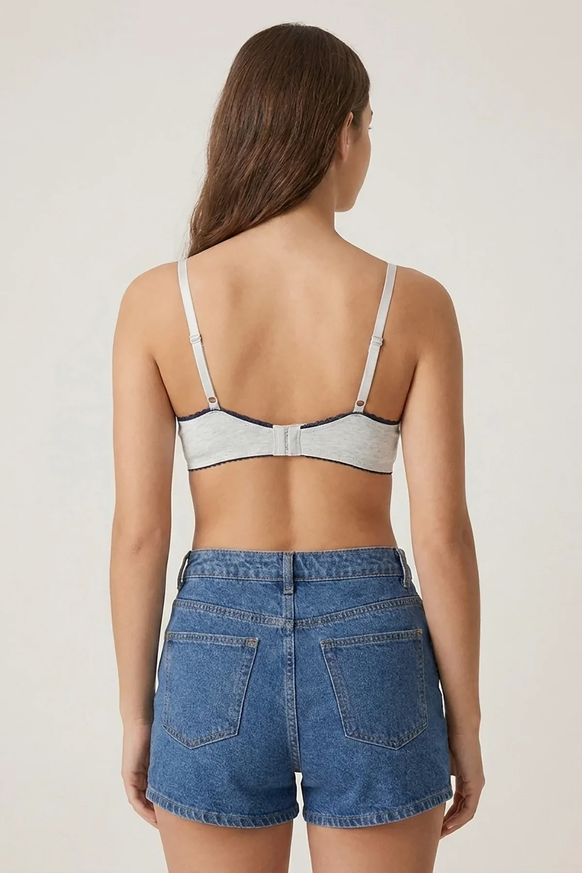 Cosima Wired Push Up Bra - White Back View