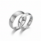 Stainless Steel Couple Ring