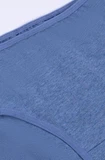 Willow Mid Rise Cotton Panty - Sky Blue Close Up