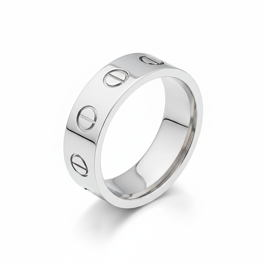 Stainless Steel Cartier Ring