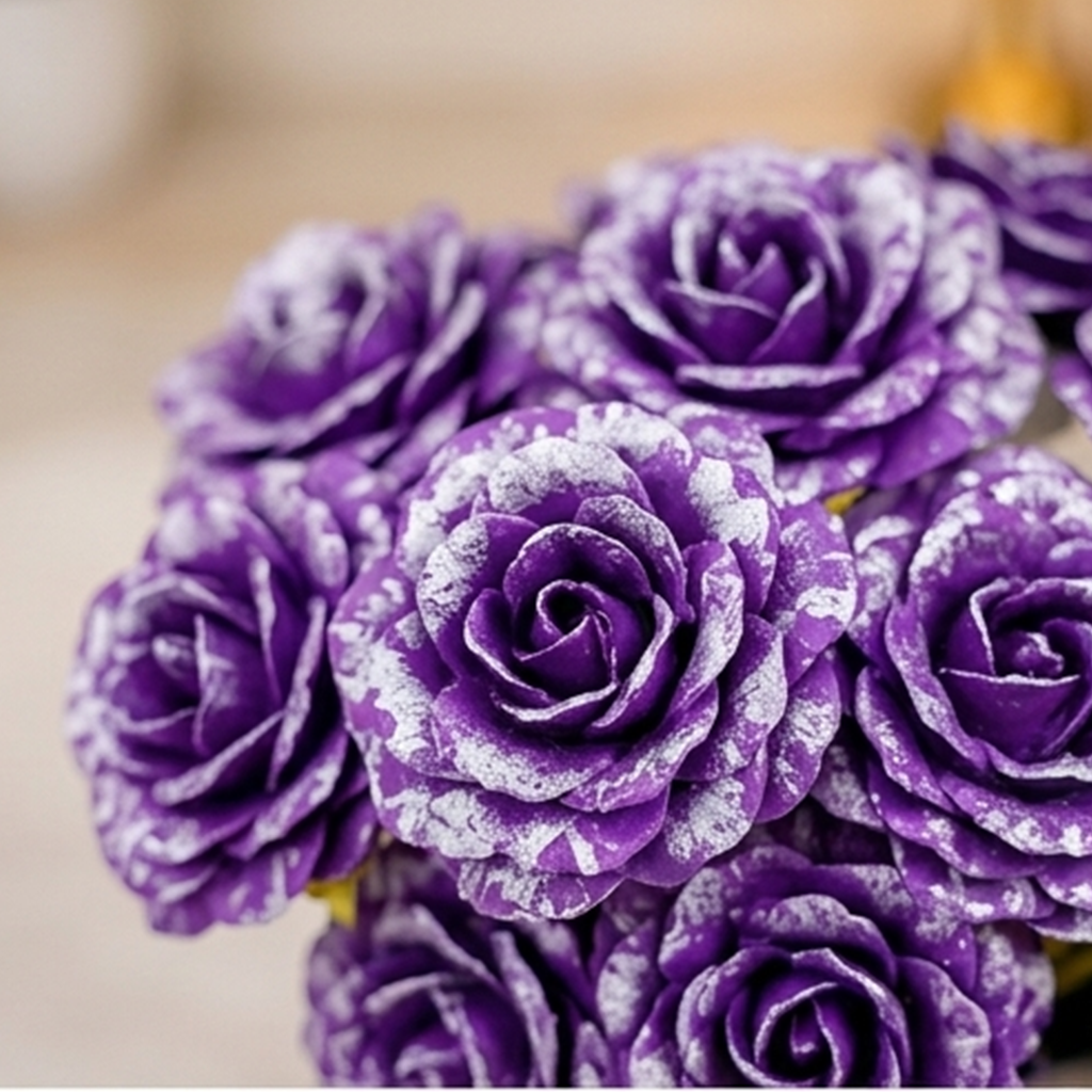 Artificial Bouquet Purple